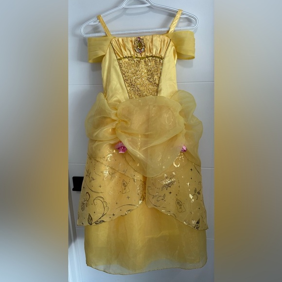 Disney: Girls Princess Belle Dress- Size 7/8 - Picture 5 of 16